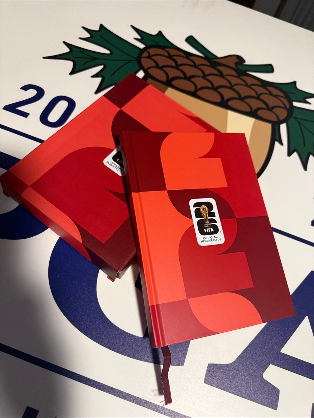FIFA Official Hospitality Red Notebook - Branded Journal